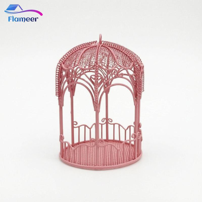 Giá đỡ nến Flameer Gazebo Wirework Thu nhỏ Gazebo cho nhà sưu tập búp bê, Màn hình để bàn, Chụp ảnh
