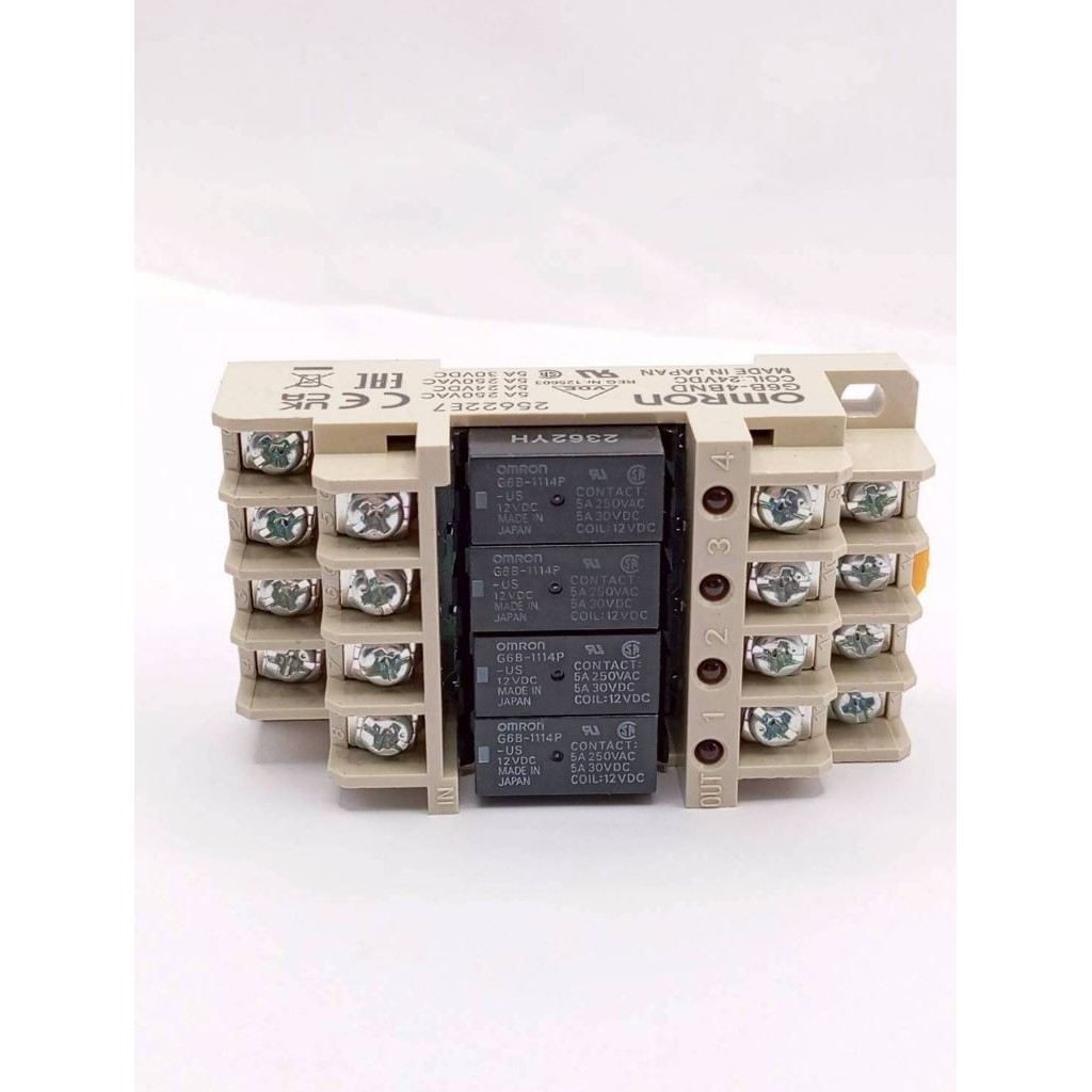 G6B-4BND. Rơle đầu cuối 12vdc (Rơle đầu cuối) Mẫu thương hiệu G6B-4BND Hóa đơn thuế có sẵn.