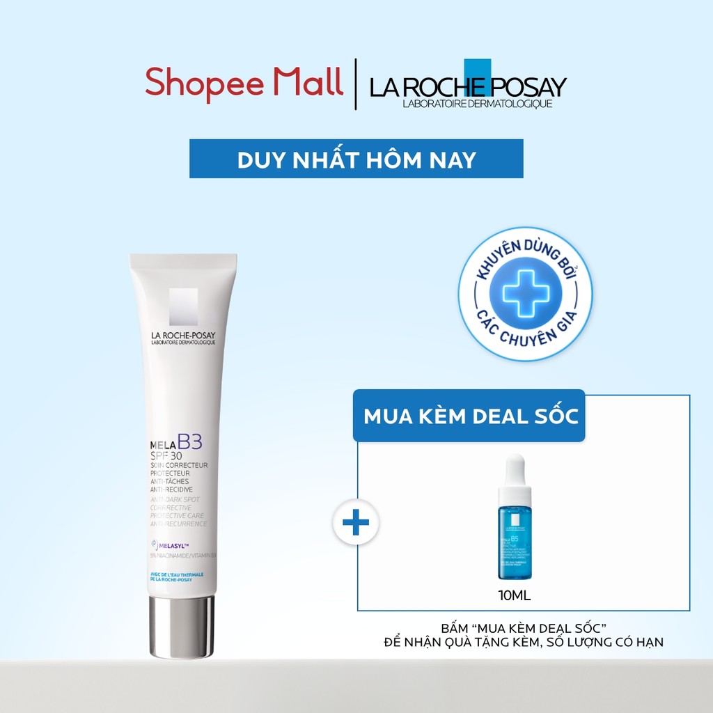Kem dưỡng giúp mờ thâm nám, dưỡng sáng da La Roche-Posay Mela B3 Cream 40ml