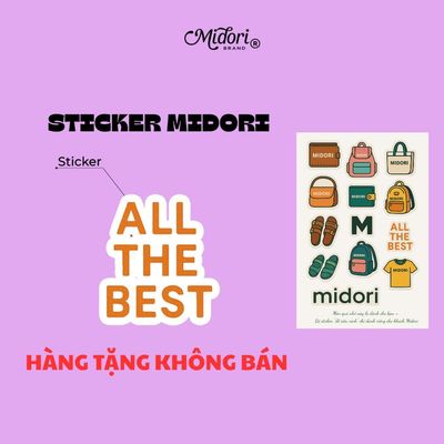 STICKER TÚI VÍ NHỎ XINH XẮN | MIDORI STUDIO