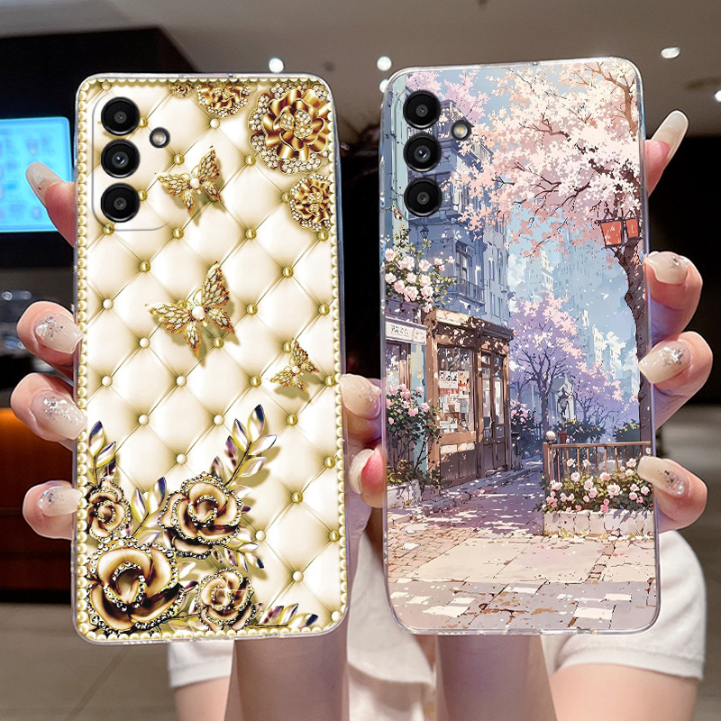 Bán Ốp Điện Thoại Dễ Thương Cho Motorola Moto G37 / G47 Trong Suốt TPU Mềm Chống Trầy Xước Vỏ Cho Mo