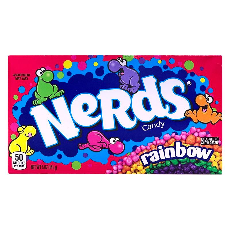 Mỹ Wanka Nerds Rainbow Berries Rope Candy Beep Chewable Little Red Book jennie Cùng Phong Cách Xoắn 