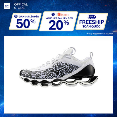Giày thể thao UNISEX WAVE PROPHECY 13.2 - Trắng Đen - D1GA261304