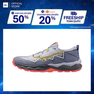 Giày Chạy Bộ Nữ Mizuno Wave Daichi 9 - Xám Tím - J1GK257171