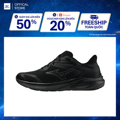 Giày Chạy Bộ Unisex Mizuno Enerzy Runnerz - Đen - K1GA241004
