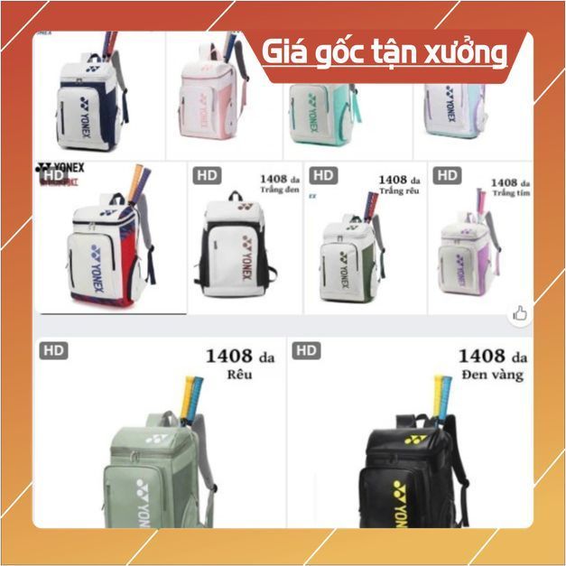 Balo Cầu Lông Yonex mới 2026 Yonex, Ba lô Victor, Lining, balo, balo, túi vợt, túi cầu lông, túi đeo