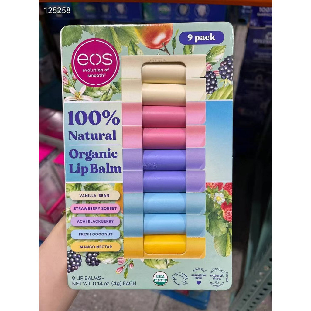 son dưỡng môi Hàng có sẵn Thượng Hải Hoa Kỳ Mua Trực Tiếp EOS EOS Dưỡng Ẩm Tự Nhiên Dưỡng Ẩm Hương V
