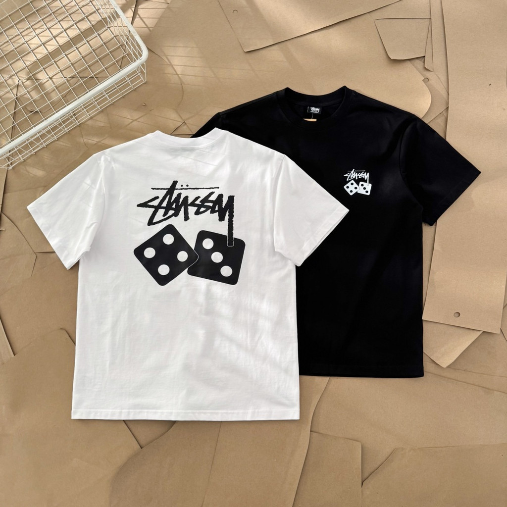 Stussy tee / Stussy Nam Nữ Áo Thun In Hình Áo Thun Rời Áo Thun Thường Ngày Áo Retro XPBD