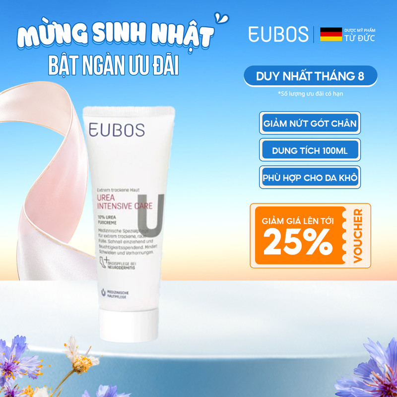 [LIVE] Kem Dưỡng Da Chân EUBOS Giúp Giảm Nứt Gót, Dưỡng Da Mềm Mịn và Thô Ráp 100ML