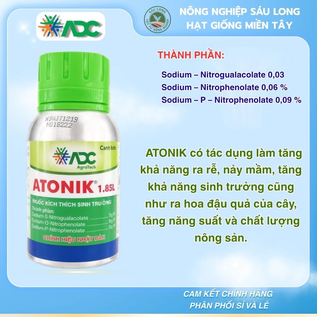 [CHÍNH HÃNG] ATONIK 100cc công ty ADC. thuốc kích thích sinh trưởng cây trồng thế hệ mới.