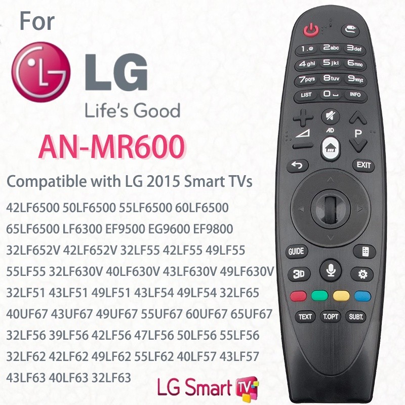 Mới AN-MR600 Thay Thế LG 2015 TV Thông Minh Điều Khiển Từ Xa Không Có Giọng Nói, Chức Năng Con trỏ, 