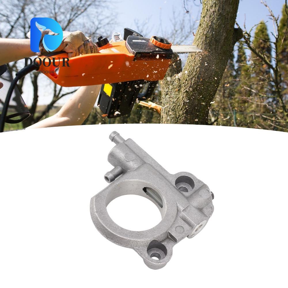 DOOURPH Máy Bơm Dầu Cưa Xích, Nhỏ Gọn Dễ Dàng Lắp Đặt Tự Động Oiler Hội, Sắt Bạc Bơm Dầu Lắp Ráp Cho