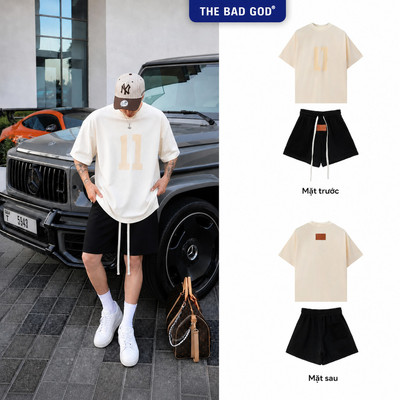 Set Bộ Hè Nam Nữ The Bad God AFTER GLOW Basic Áo Cotton Thoáng Mát Hút Mồ Hôi
