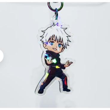 olographic Jujutsu Kaisen Keychains - Yuji, Gojo, Megumi, Maki, Choso Charms NANG DECOR SHOP DECOR