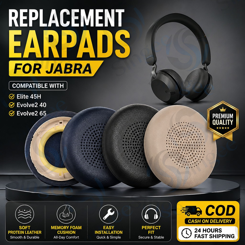 Đệm Tai Nghe Singee Thay Thế Cho Jabra Evolve2 65 (65MS 65UC) / Evolve2 40 (40UC 40MS USB) / Tai Ngh