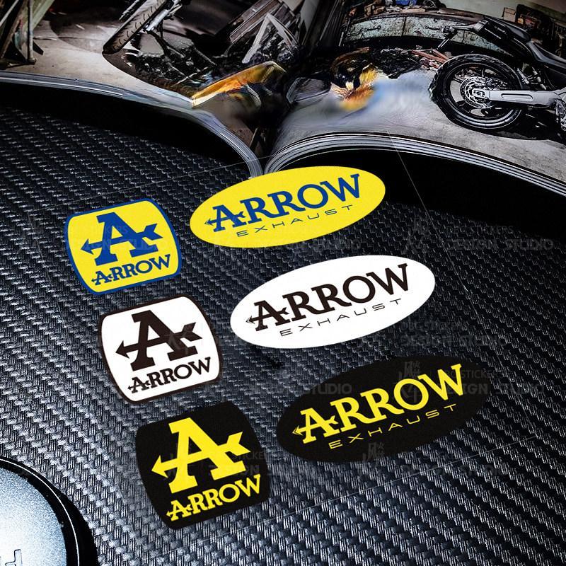 Suitable for ARROW exhaust pipe stickers, XMAX300, ADV350 motorcycle exhaust waterproof reflective s