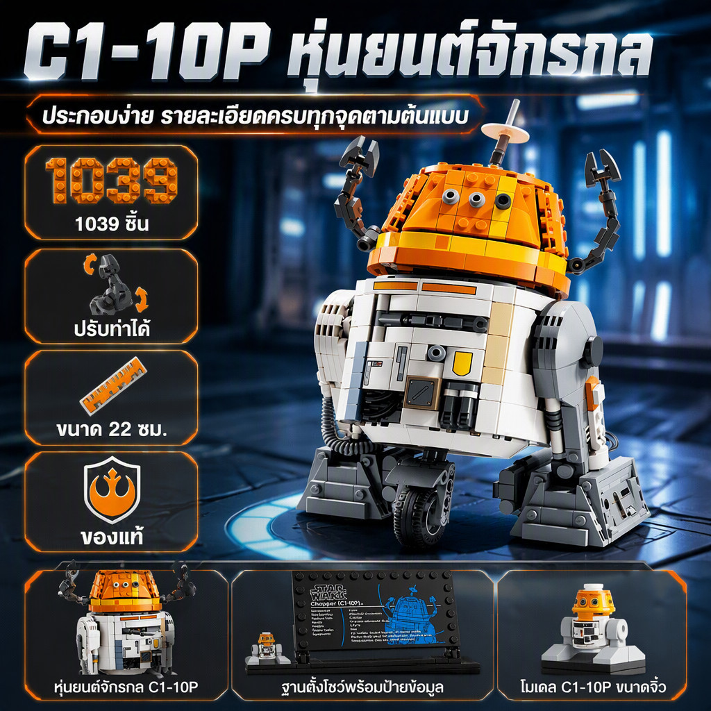 Lego Lắp Ráp Hành Tinh Chiến Tranh Giữa Các Vì Sao 75416 Sắt Phi Hành Gia Robot Bé Trai Ghép Hình Đồ