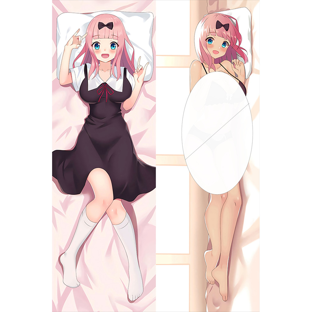 Dakimakura Anime Chika-fujiwara Vỏ Gối Cô Gái Màu Hồng Ôm Otaku Đầu Đệm Vỏ Gối Ngủ