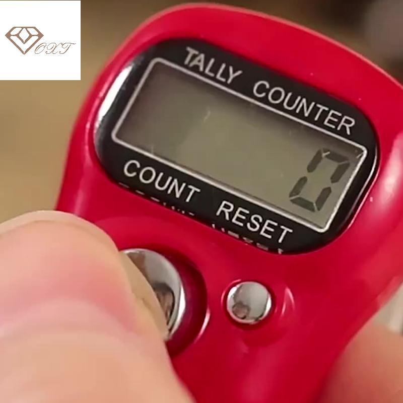 Ine Finger Counter La bàn LED Điện tử Cầm tay Tally Counter Clier Counter Ring n