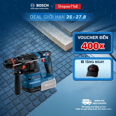 Máy Khoan Búa Pin Bosch GBH 18V-22 X (SOLO) | Mạnh Mẽ, Êm Ái & Hiệu Quả