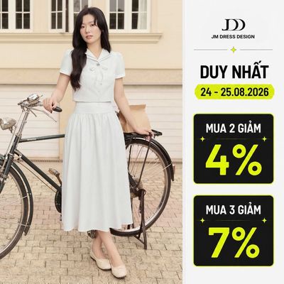Set Áo dáng croptop 2T21.2602, Chân Váy Xuân Hè Nhún Tầng 4L06.2602, Set Đồ Thanh Lịch Cổ Điển, Set Đồ Công Sở By JM