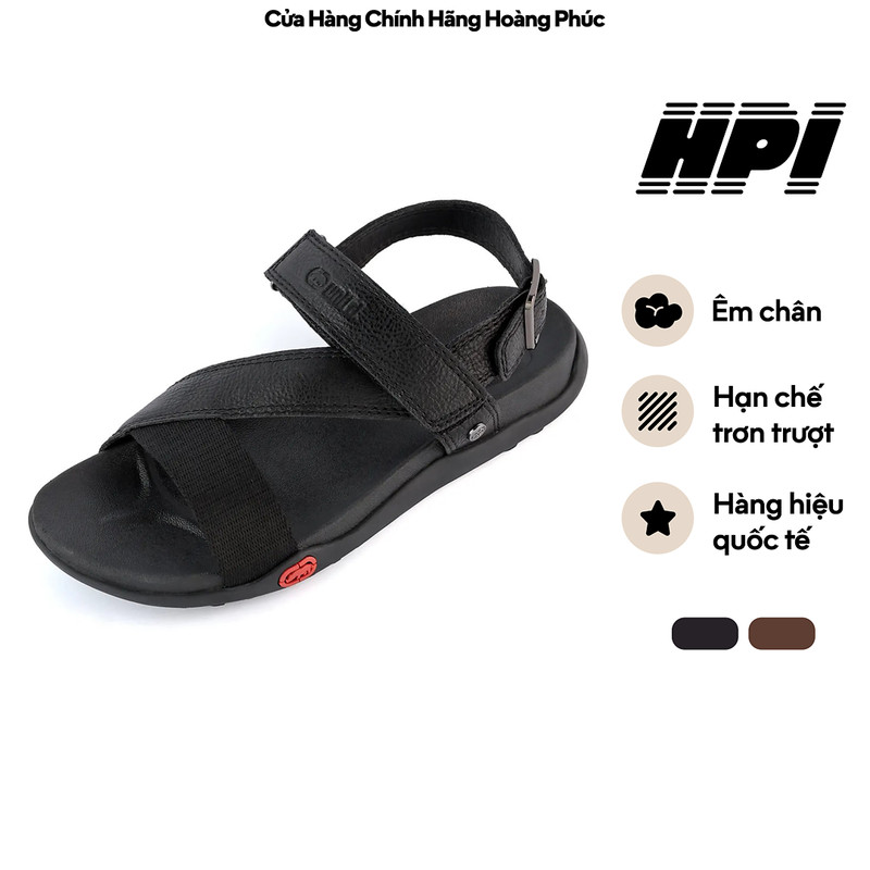 Giày Sandal Nam ECKO UNLTD. Quai Da Nhân Tạo Phối Vải Đế Cao Su Nhẹ Êm Chống Trượt IF25-23597
