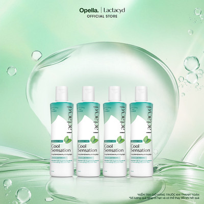 Bộ 4 Chai Dung Dịch Vệ Sinh Phụ Nữ Lactacyd Cool Sensation 250ml Mát Lạnh & Sạch Thoáng Dài Lâu