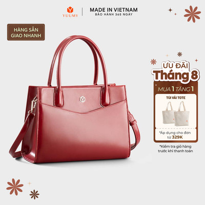 Túi Yuumy (Thời trang nữ công sở thanh lịch cỡ trung vừa A5 - Túi xách da Smooth YTX61)