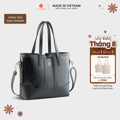 Túi Yuumy (Thời trang nữ hiện đại cỡ trung  - Túi xách da Verein YTX53)