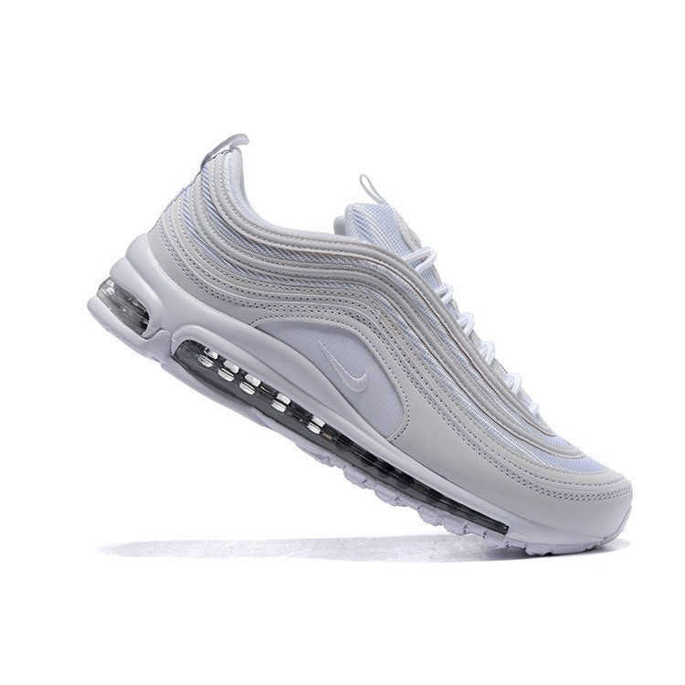 Giày chạy bộ Nike Air Max 97, kim loại bạc trắng (GS)