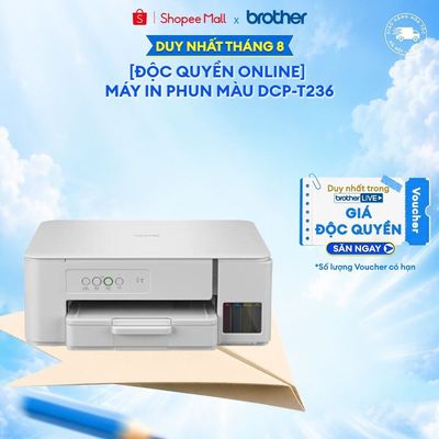 [Độc quyền online] Máy in phun màu đa năng Brother DCP-T236
