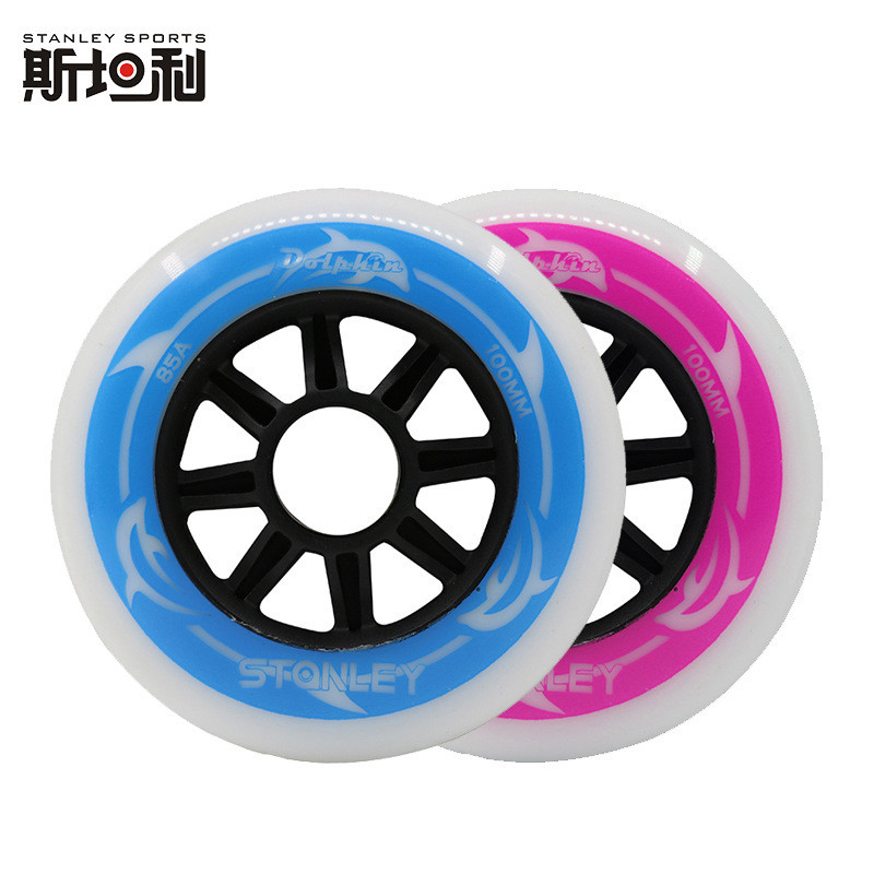 Bánh xe trượt patin Dolphin Speed, bánh xe trượt patin, bánh xe lớn, bánh xe PU độ đàn hồi cao 85A 9