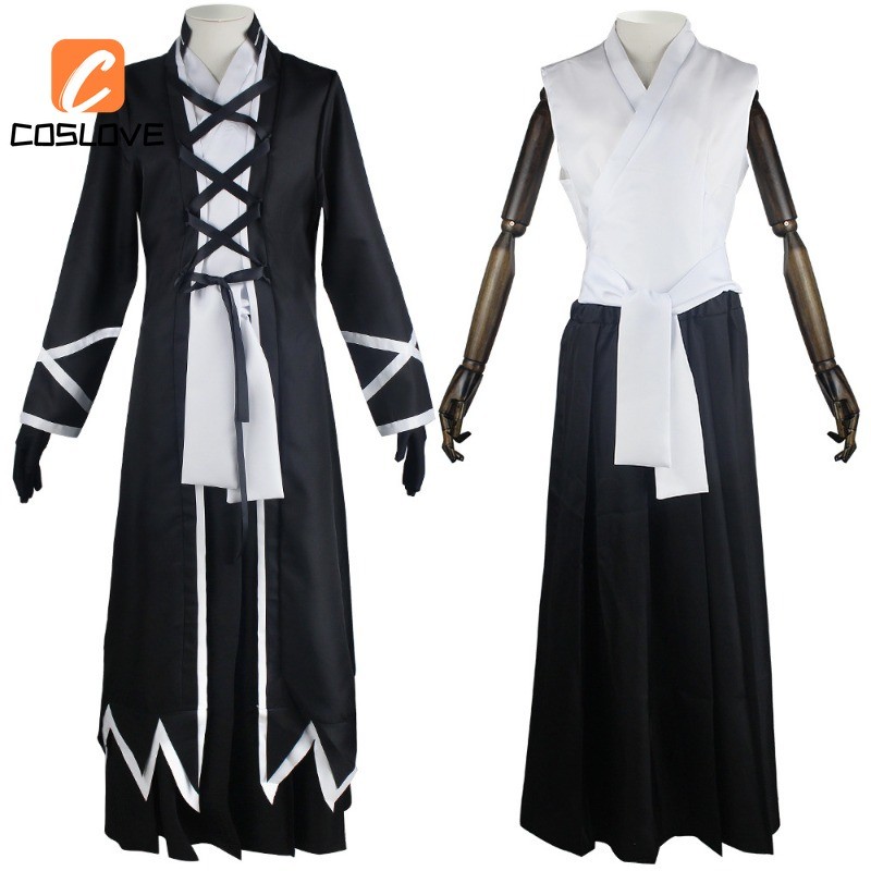 Bleach Kurosaki Ichigo Shihakusho Cosplay Quần Áo Trọn Bộ Trang Phục Trang Phục Cho Người Ngàn Năm C