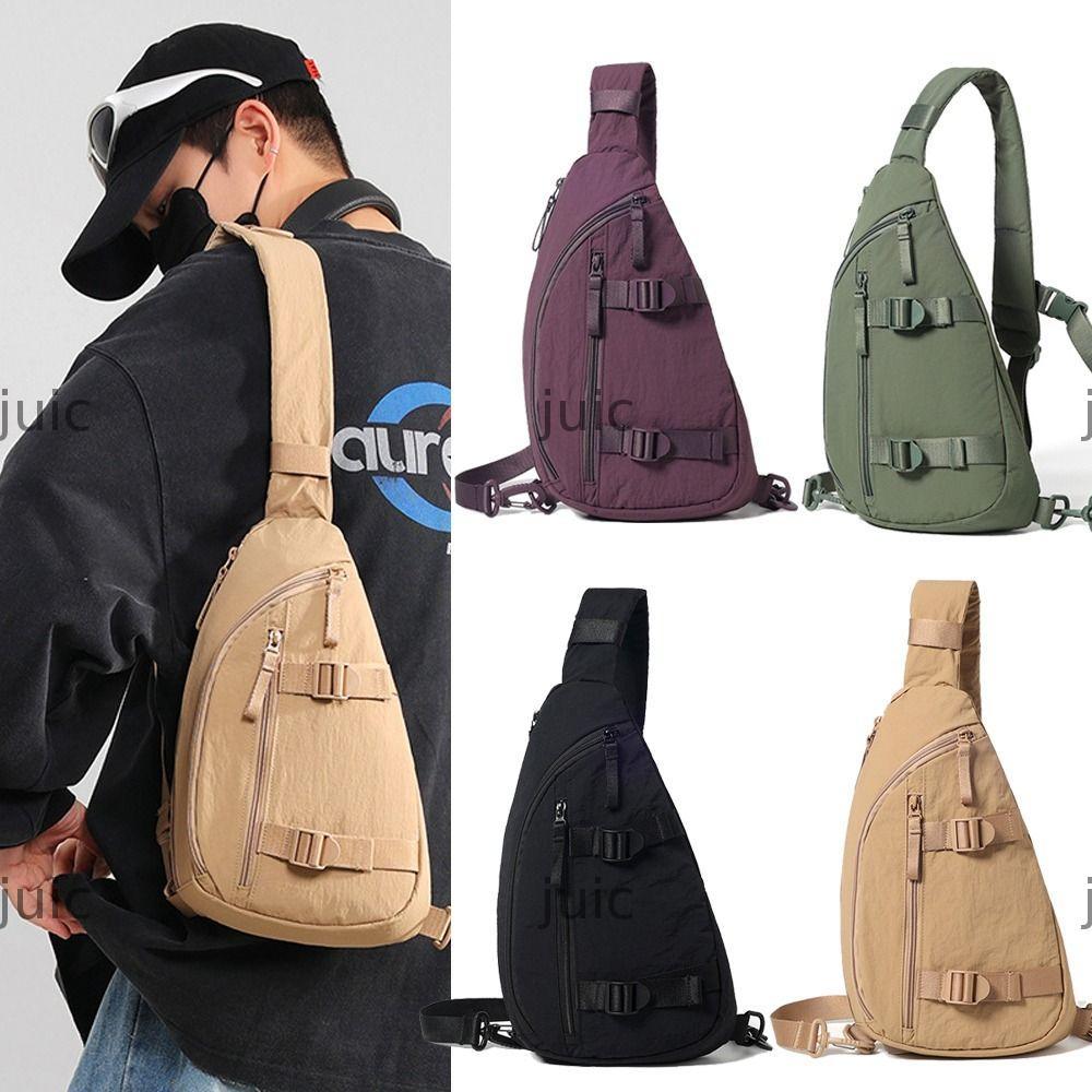 Túi đeo chéo thể thao JUIC, Túi đeo chéo nylon chống thấm nước nhiều ngăn, Túi đeo chéo nylon nhẹ du