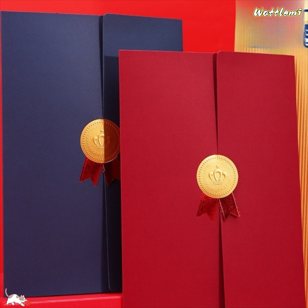 WATTLEMI Diploma Cover, Gilding Process Giấy Envelope Giải thưởng Người giữ chứng chỉ, Tốt nghiệp Tr