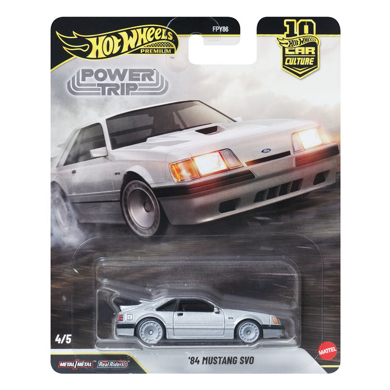 Hot Wheels FPY86 Văn hóa ô tô Ford MUSTANG MUSTANG SVO Xe cơ bắp hotwheels