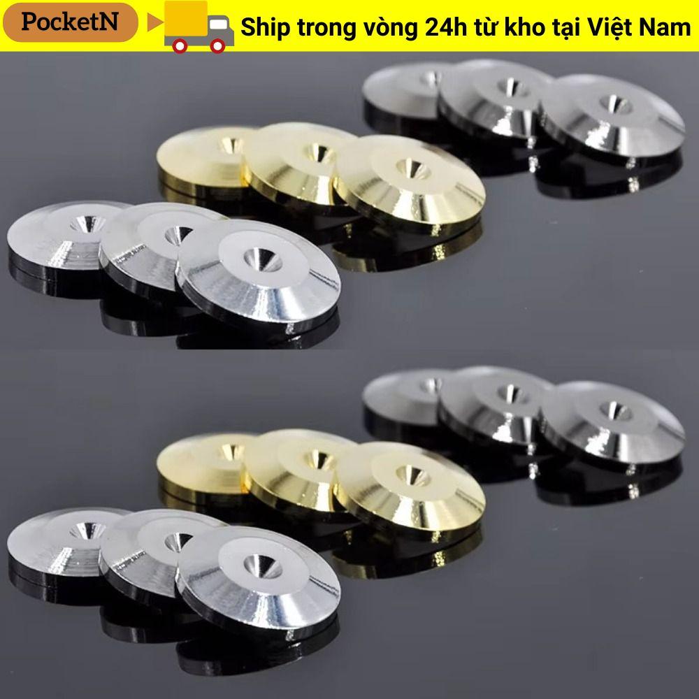 POCKETN Loa Chân Pad, Vàng Đồng Loa Spikes, Bàn Xoay Đầu Ghi Thảm DVD Player Chân Thảm DVD Player