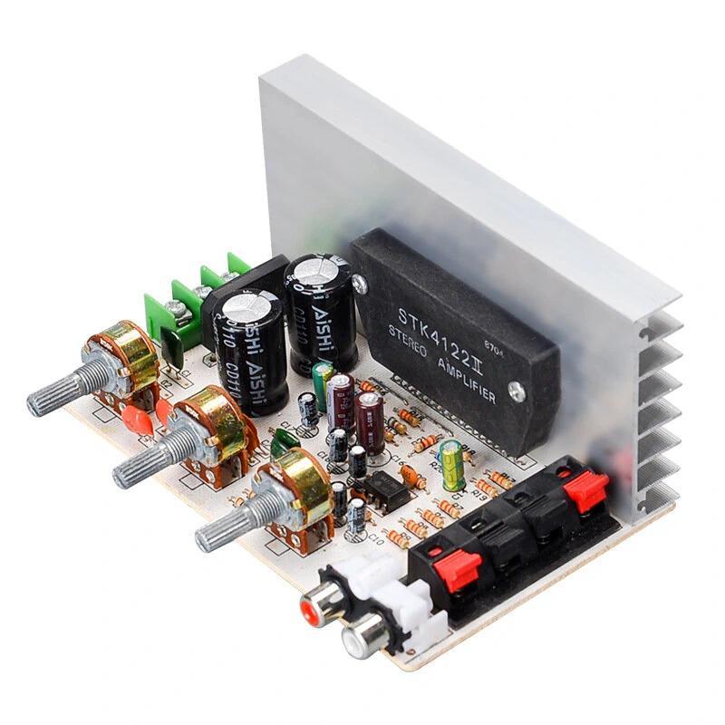 DX-0408 50W + 50W 2.0 Kênh Phim Dày Series Bảng Khuếch Đại Âm Thanh Nổi Dual AC15V-18V 10HZ-20KHZ Mô