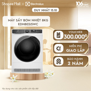Miền Bắc giao từ 24/10- Máy sấy bơm nhiệt Electrolux 8kg UltimateCare 500 - Trắng EDH803J5WC