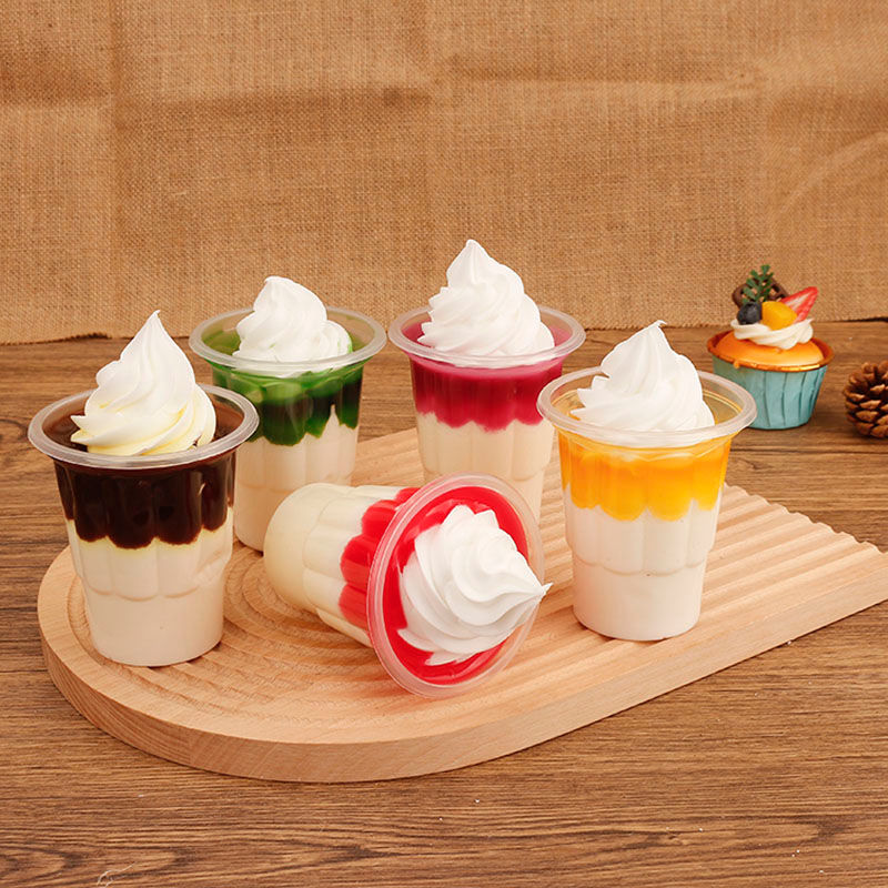 Mô Phỏng Kem Sundae McDonald 's Kem KFC Trang Trí Trẻ Em Đạo Cụ Chụp Ảnh Món Tráng Miệng Nón Shop Cố