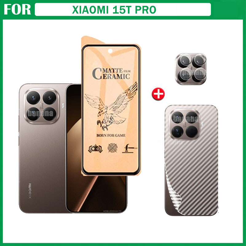 Kính cường lực Xiaomi 15T Pro Xiaomi 15T Kính cường lực chống gián điệp Bảo vệ màn hình + Phim ống k