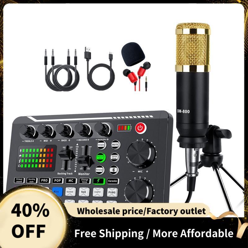 Bộ micro phát trực tiếp Bộ phụ kiện F998 BM800