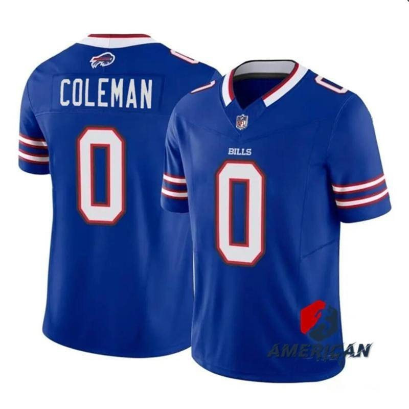 Áo bóng đá màu xanh Keon Coleman - Buffalo Bills