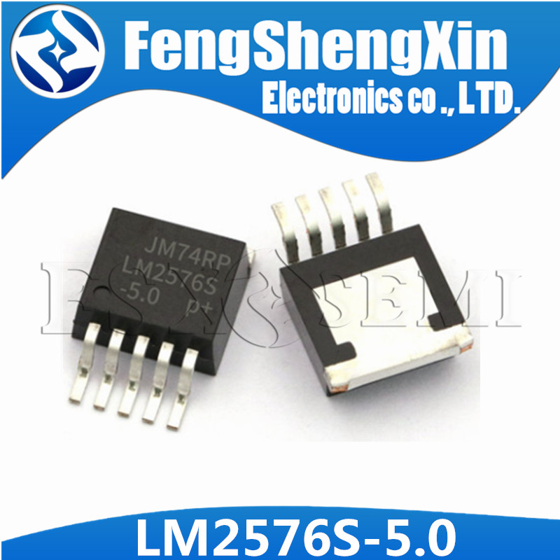 10 Cái / lốc LM2576S-5.0 TO-263-6 LM2576S-5V CÔNG TẮC ĐƠN GIẢN 3A Bộ Điều Chỉnh Điện Áp Cấp LM2576-5