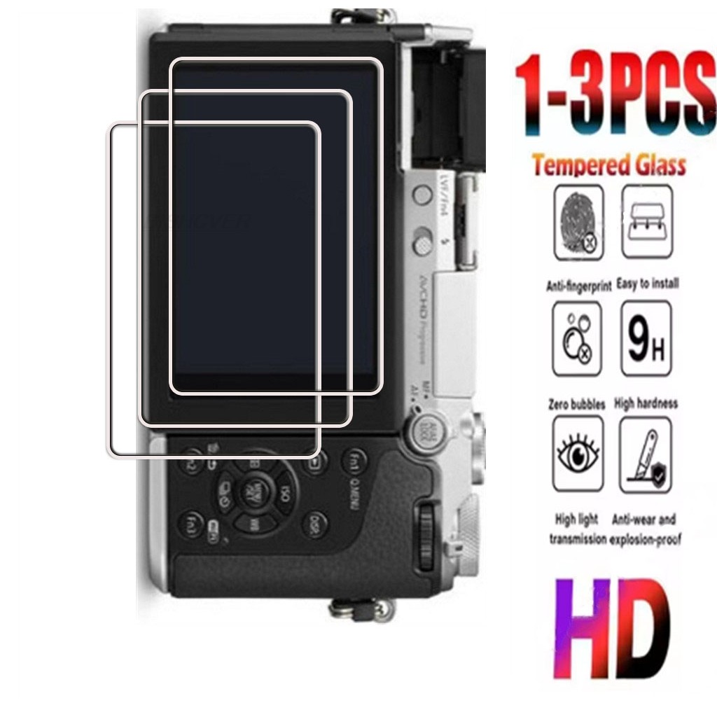 3 Miếng Dán Bảo Vệ Màn Hình LCD Camera Kính HD Cho Panasonic LUMIX-G9-II LUMIX-G100D LUMIX-G95D LUMI