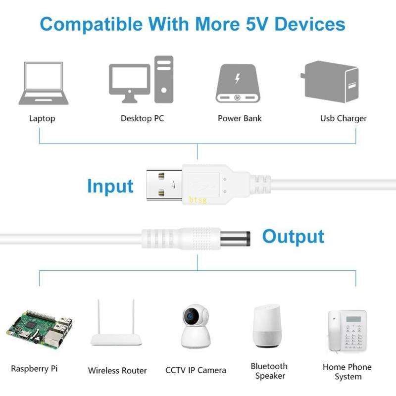 Cáp chuyển đổi btsg USB 5V sang DC9V 12V Cáp sạc nguồn USB5V sang 9V 12V