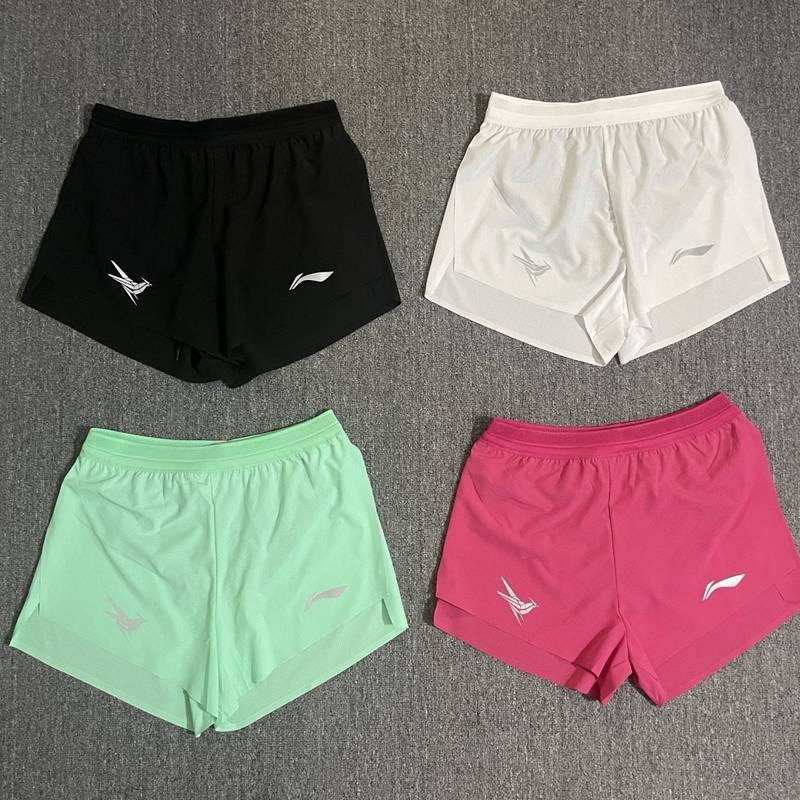 Rubber-Pressed Track and Field Sports Student Shorts Sports Shorts Marathon Running Workout Training