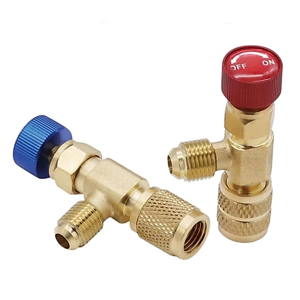 Van An Toàn Cho Máy Điều Hòa R410A R22 1 / 4 " VAN KHÓA GAS CHỐNG BỎNG gas R32, R410a, R22