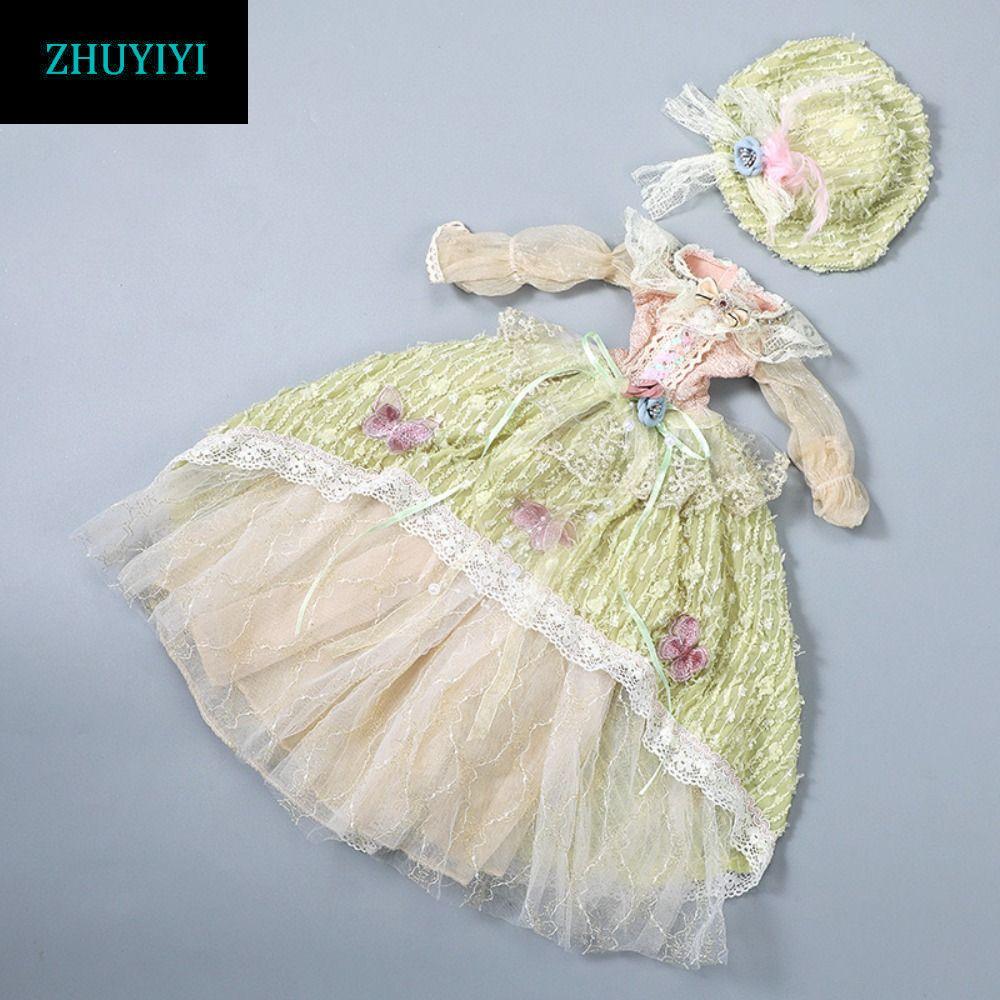 ZHUYIYIYI 1 / 3 Quần áo búp bê BJD, Váy treo công chúa Rococo cổ điển 60cm, Phụ kiện búp bê Tinh tế 