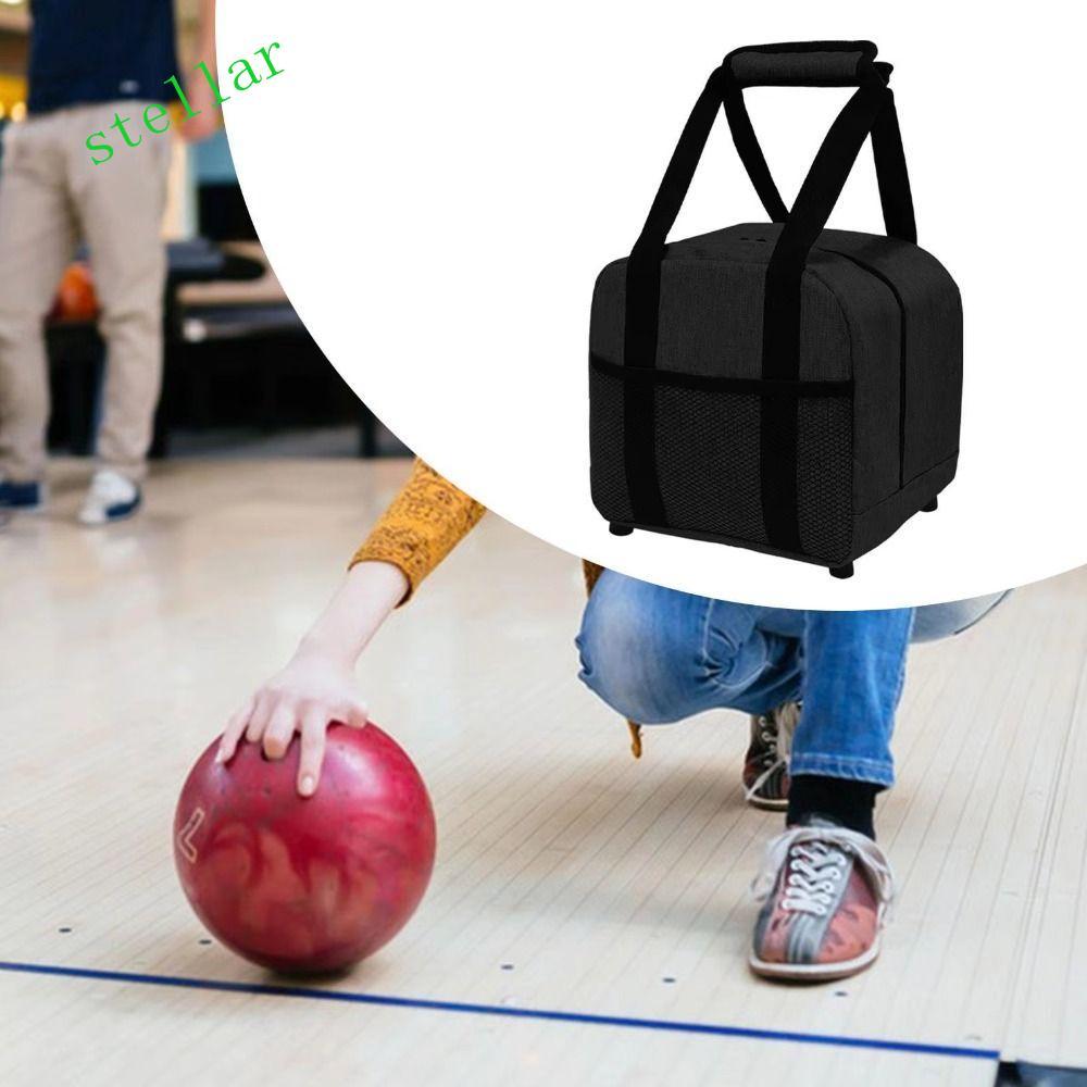 Túi bóng bowling STELLARTECH, có túi lưu trữ đệm Túi bowling đơn, Túi xách nhẹ chống sốc bền bỉ Hộp 